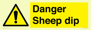 Danger Sheep dip